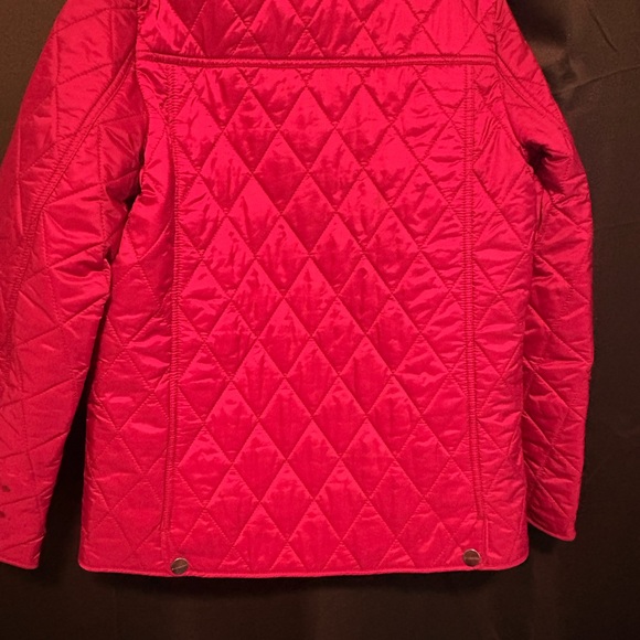 Girls size 10 Burberry quilted coat - Picture 3 of 13
